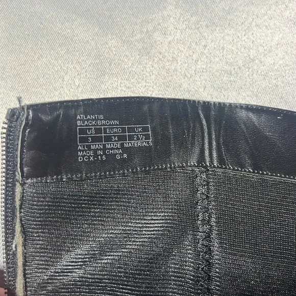 Michael Kors Girls Leather riding boots sz 3 - Picture 3 of 5